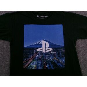 Play Station Shirt Boy Large Black Graphic Gamer Causal Everyday Fun Pop Culture